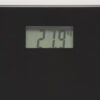 BATHROOM SCALE LIBRA GLASS BLACK 28CM - Image 2
