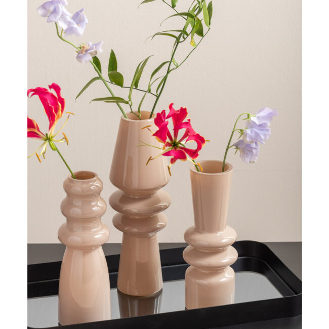VASE SPARKLE STRAIGHT GLASS 20CM - Image 7