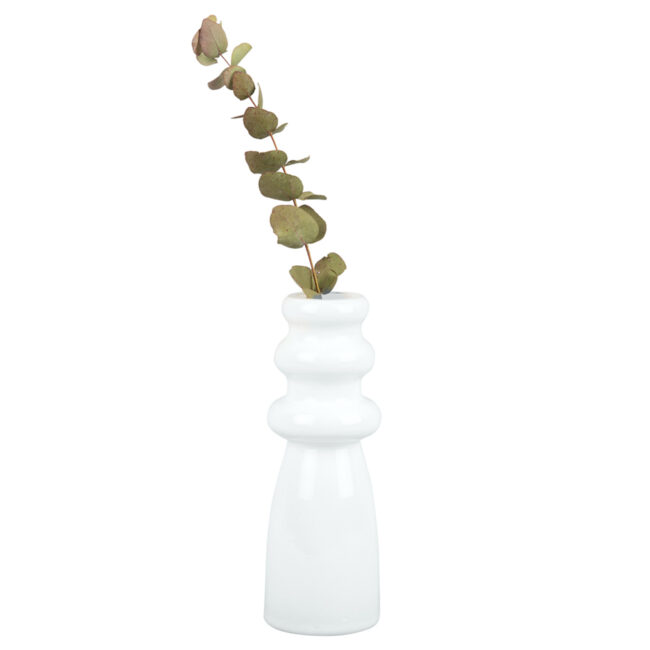 VASE SPARKLE BOTTLE GLASS 21CM - Image 5