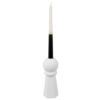 CANDLEHOLDER GEO CROWN WHITE 18CM - Image 2