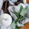CANDLEHOLDER SEM WHITE 15.8X15.8X4CM - Image 2