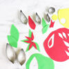 SET OF 6 STAINLESS STEEL POINSETTIA CUTTER - Image 2