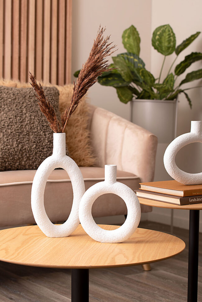 VASE RING OVAL POLYRESIN 21X25CM - Image 4