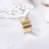NAPKIN RING GOLD 45X35MM - Image 2