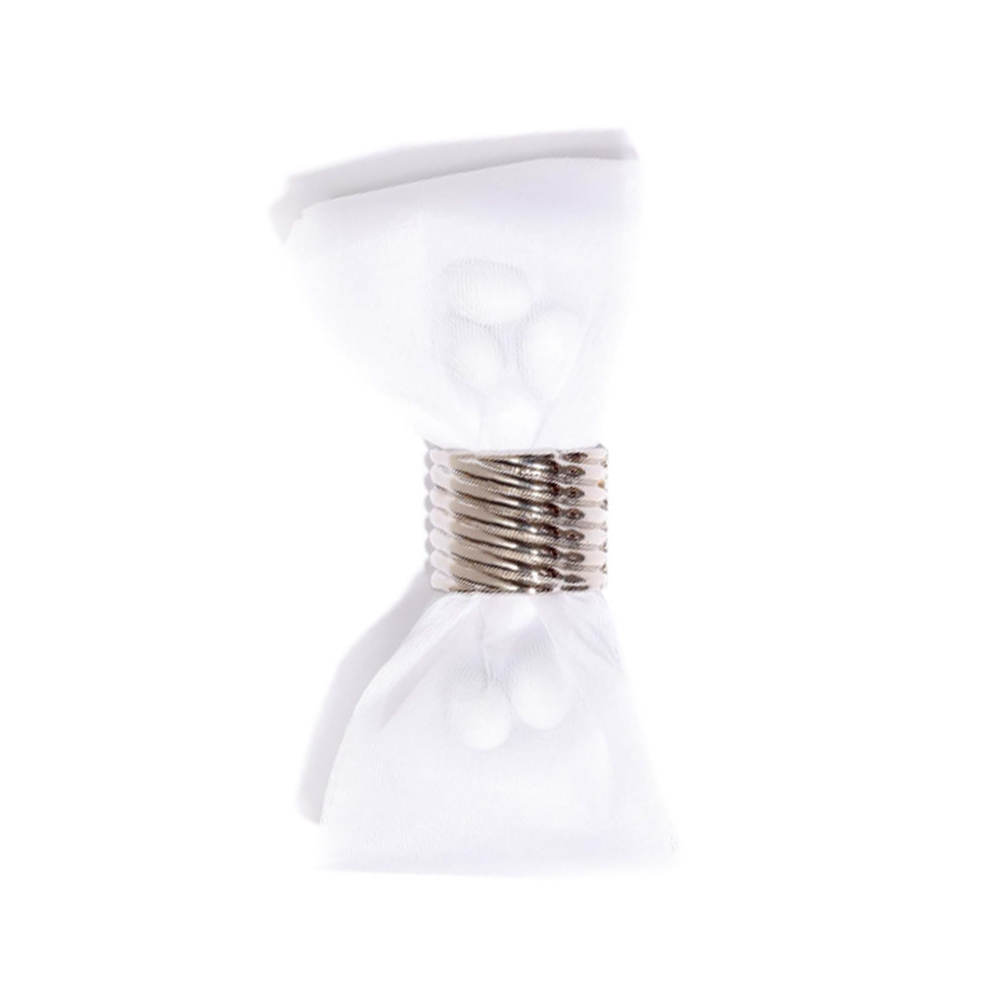 NAPKIN RING SILVER 45X35MM - Image 2