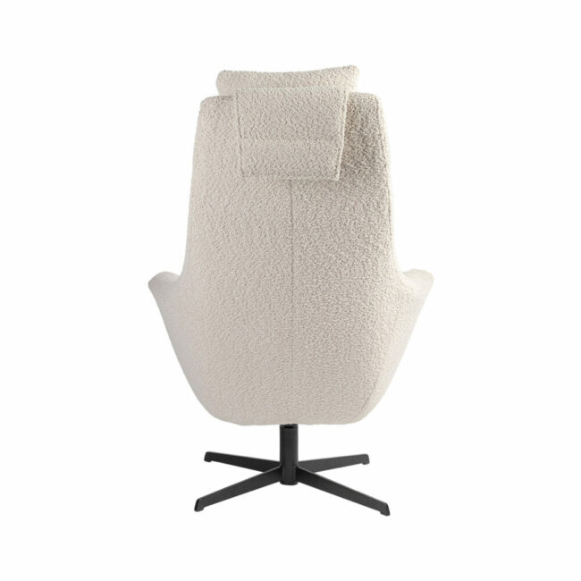 ARMCHAIR ZIGGY 83X77X83CM WITH SWIVEL BASE - Image 4