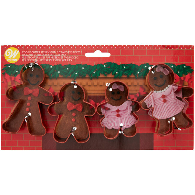 SET OF 4 COOKIE CUTTER GINGERBREAD 7.6CM - Image 3
