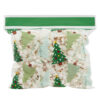 RESEALABLE TREAT BAGS CHRISTMAS TREES 20 PCS 18.5CM - Image 2