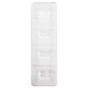 CLEAR RECTANGULAR FOUR COMPARTMENT TRAY 13X41CM - Image 3