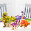 CENTERPIECE DINO BLAST 30X23CM - Image 2