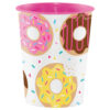 PLASTIC CUP DONUT TIME 16OZ