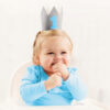 HAT CROWN 1ST BIRTHDAY BLUE/GLITTER 10CM - Image 2