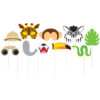 PHOTO PROPS JUNGLE 25CM 10PCS