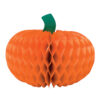 PUMPKIN HONEYCOMP CENTERPIECE LARGE 30.5CM