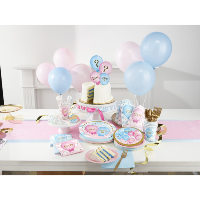 TWO SIDED NAPKINS 2PLY GENDER REVEAL 12.7CM 12PCS - Image 4