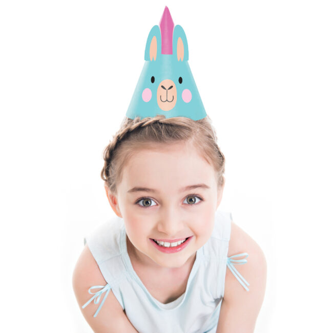 HAT LLAMA PARTY 16X11CM 8PCS - Image 7