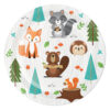 LUNCHEON PLATES WILD ONE 18CM 8PCS