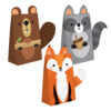 PAPER TREAT BAGS WILD ONE 20X11CM 8PCS
