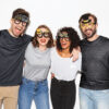 FUN GLASSES NEW YEAR DELUXE 4PCS - Image 2