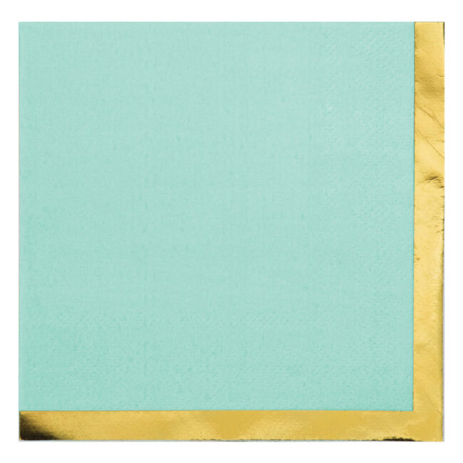 NAPKINS 3PLY FOIL/PASTEL 12.7CM 12PCS - Image 4