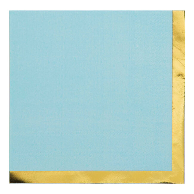 NAPKINS 3PLY FOIL/PASTEL 12.7CM 12PCS - Image 5