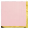 NAPKINS 3PLY FOIL/PASTEL 12.7CM 12PCS - Image 2