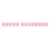 BANNER WITH STICKERS PINK/GOLD 1.8M - Image 2