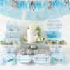BANNER WITH STICKERS BLUE/SILVER 1.8M - Image 3
