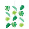 HANGING CUTOUT LEAVES 76CM 3PCS
