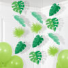 HANGING CUTOUT LEAVES 76CM 3PCS - Image 2
