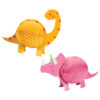 CENTERPIECE GIRL DINO PARTY 2PCS