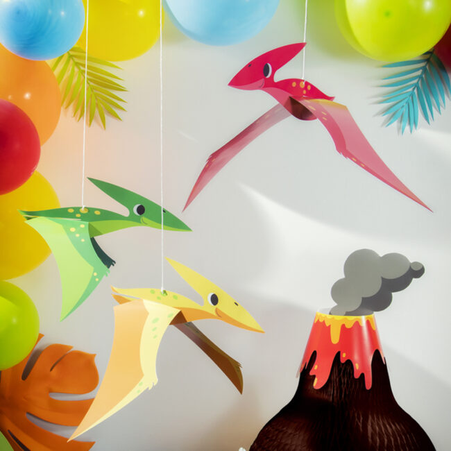 HANGING CUTOUTS DINOSAUR 18X81CM 3PCS - Image 3