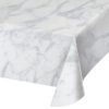 PLASTIC TABLECOVER MARBLE 140X260CM