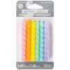 CANDLES SPIRAL PASTELS 7.3CM 12PCS - Image 2