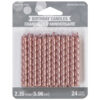 CANDLES SPIRAL ROSE GOLD 6CM 24PCS - Image 2