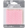 CANDLES SPIRAL IRIDESCENT 6CM 24PCS - Image 2