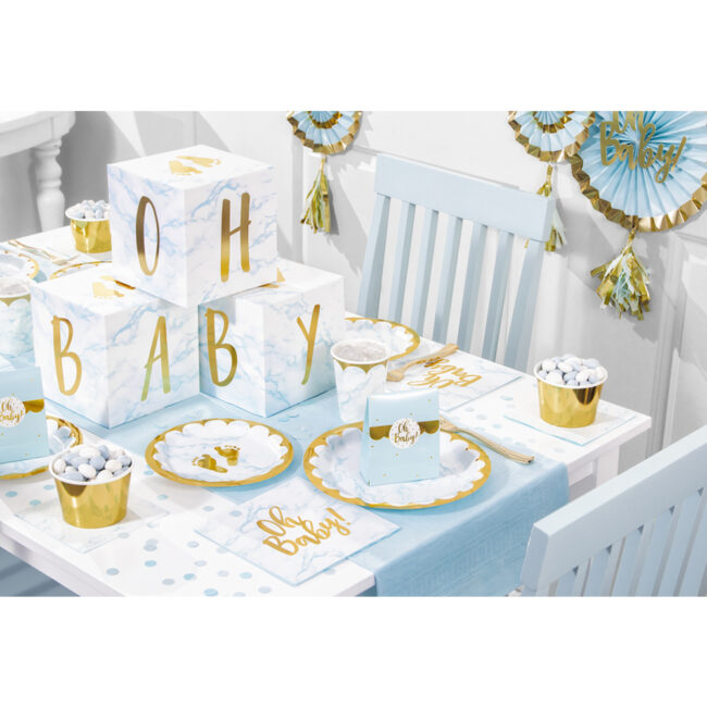 CAKE TOPPER GOLD OH BABY 20X12CM - Image 7