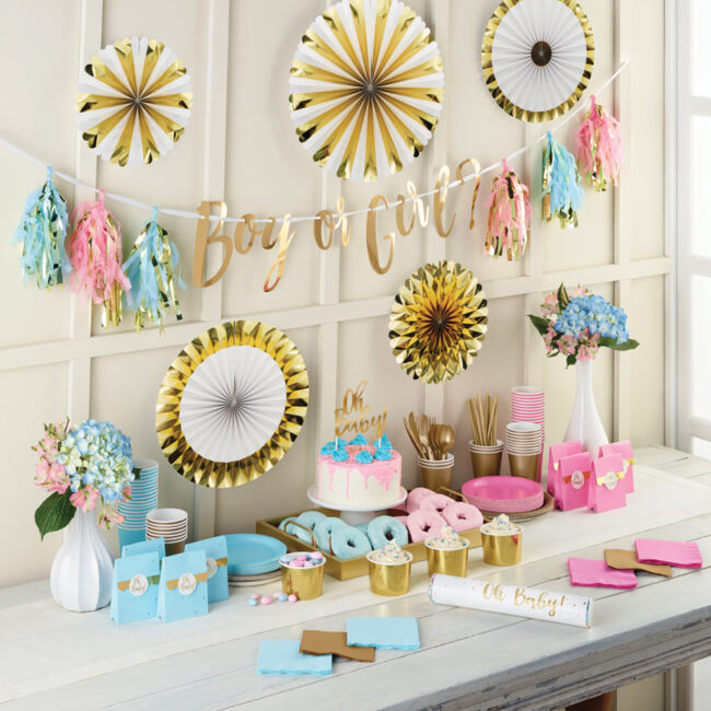 CAKE TOPPER GOLD OH BABY 20X12CM - Image 5