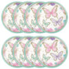 DINNER PLATES BUTTERFLY 22CM 8PCS - Image 2