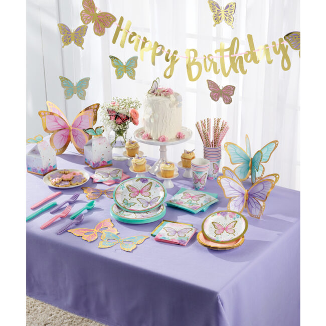 PAPER MASKS BUTTERFLY WITH STRING 8PCS - Image 11