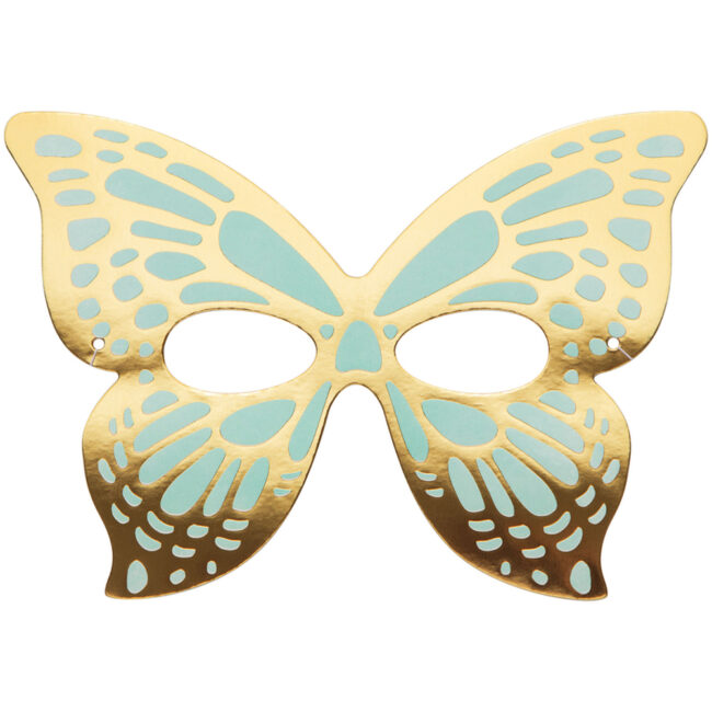 PAPER MASKS BUTTERFLY WITH STRING 8PCS - Image 7
