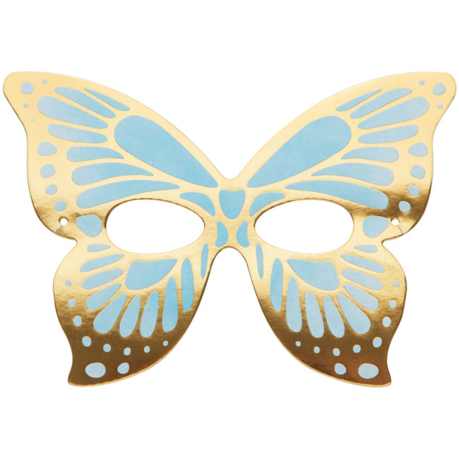 PAPER MASKS BUTTERFLY WITH STRING 8PCS - Image 8