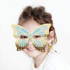PAPER MASKS BUTTERFLY WITH STRING 8PCS - Image 4