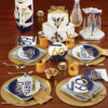 CENTERPIECE HAPPY BIRTHDAY WITH STICKERS NAVY/GOLD - Image 6