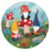 DINNER PLATES PARTY GNOMES 22CM 8PCS