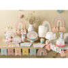 LUNCHEON PLATES BOHO RAINBOW 18CM 8PCS - Image 2