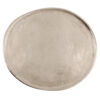 PLATE ALUMINIUM SILVER 30.5X27X0.5CM
