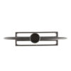 CANDLEHOLDER METAL BLACK 25X6.3X30.5CM - Image 2