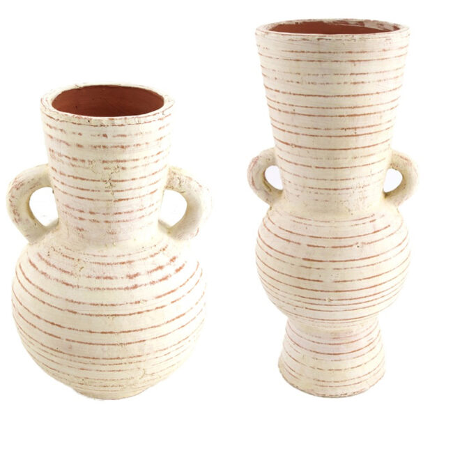 VASE TERRA WHITE WASH