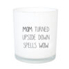 SOY CANDLE 'MOM WOW' FRESH COTTON 8X9CM